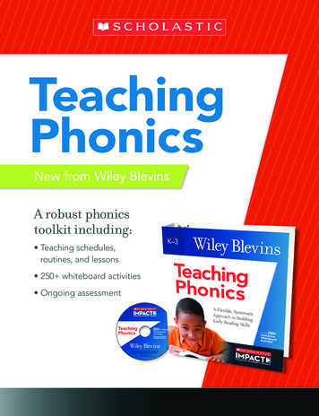 Teaching Phonics - Teacher.scholastic 