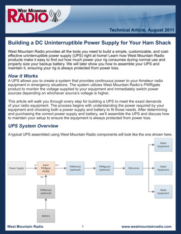 Building A DC Uninterruptible Power Supply For Your Ham 