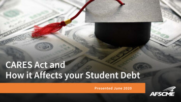 CARES Act And How It Affects Your Student Debt