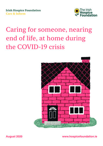 Caring For Someone, Nearing End Of Life, At Home During .