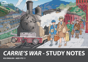 CARRIE’S WAR - STUDY NOTES - Logo Of The BBC