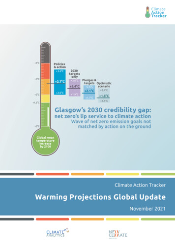 Warming Projections Global Update