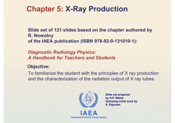 Chapter 5:X-Ray Production