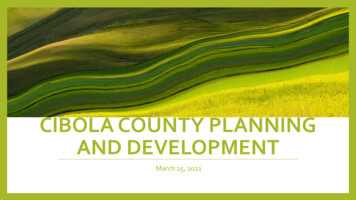 Cibola County Planning And Development - Revize