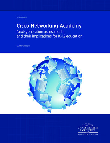 Cisco Networking Academy - Christensen Institute
