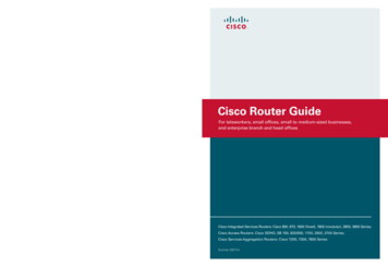 Cisco Router Guide (PDF)