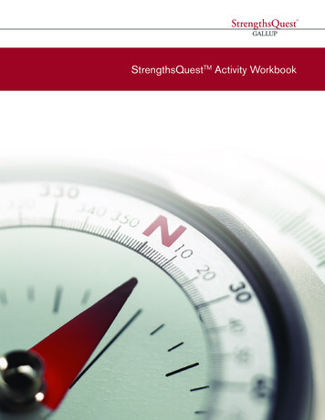 StrengthsQuestTM Activity Workbook - Villanova