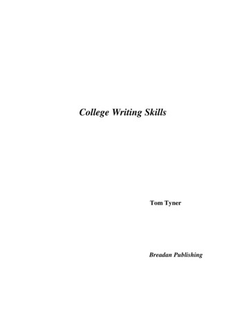 College Writing Skills - Breadan Publishing