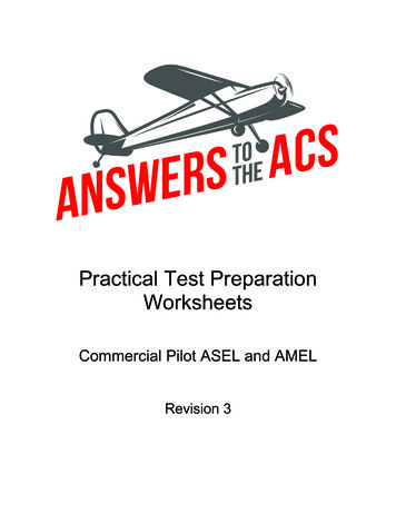 Practical Test Preparation Worksheets