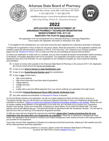 2022 - Arkansas State Board Of Pharmacy