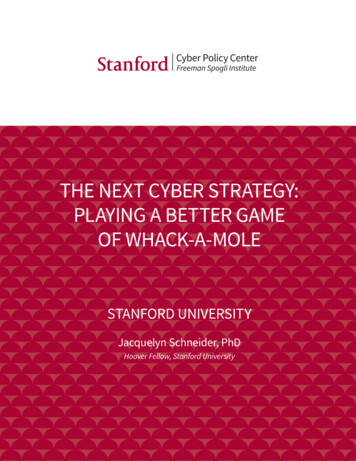 The Next Cyber Strategy: Playing A Better Game Of Whack-a-mole
