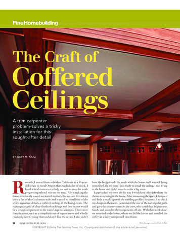 The Craft Of Coffered Ceilings