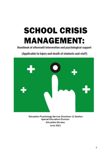 Crisis Management - Home - Education Bureau