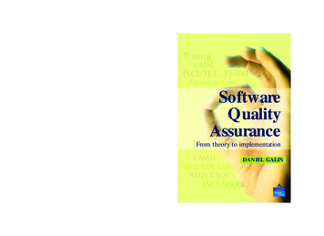 Software Quality Assurance - WordPress 