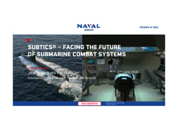 Subtics - Facing The Future Of Submarine Combat Systems