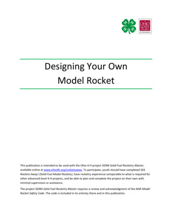 Designing Your Own Model Rocket - Ohio 4-H