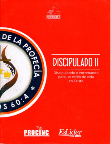 DISCIPULADO II Cogop-peru - Infoalc 