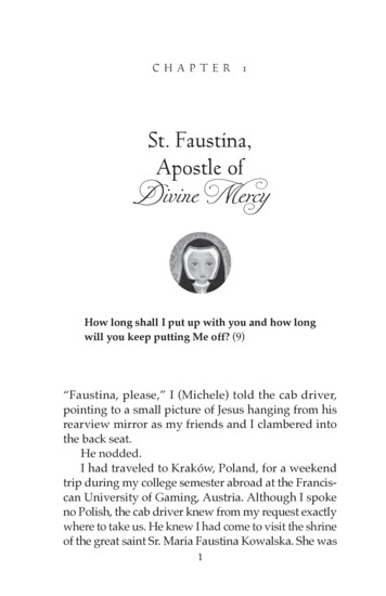 St. Faustina, Apostle Of Divine Mercy