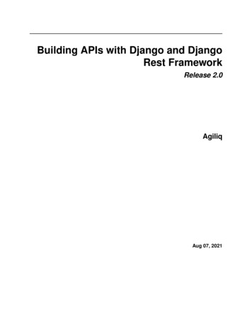 Building APIs With Django And Django Rest Framework