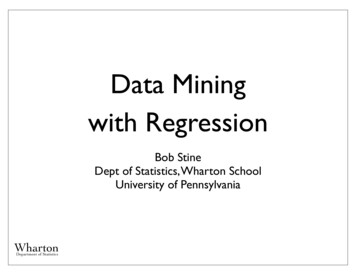 Data Mining With Regression