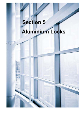 Section 5 Aluminium Locks - CISA