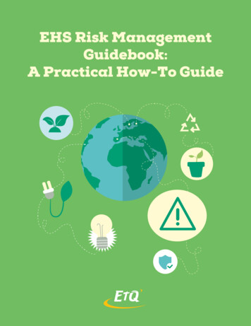 EHS Risk Management Guidebook: A Practical How-To Guide