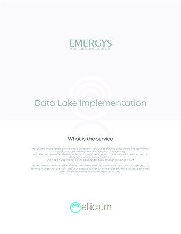 Data Lake Implementation - Emergys 