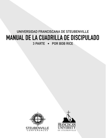 Acerca Del Manual De La Cuadrilla De Discipulado