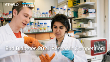 End Diabetes 2021 Research Competition