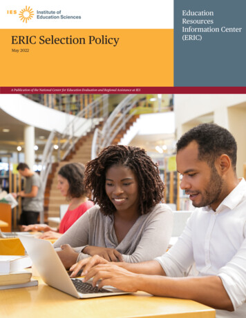 ERIC Selection Policy