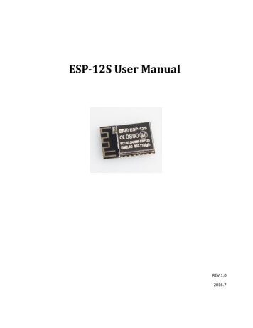 ESP-12S User Manual - Hackaday.io