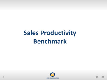 Sales Productivity Benchmark