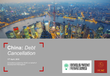 China: Debt Cancellation - Development Reimagined