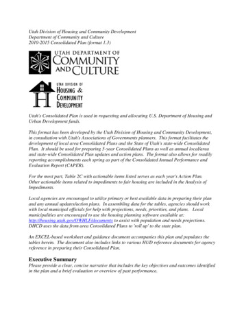 Utah Division Of Housing And Community Development