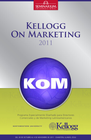 Kellogg On Marketing - Seminarium Internacional
