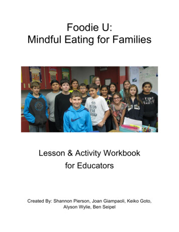 Foodie U: Mindful Eating For Families - Extension