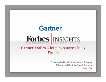 Gartner‐Forbes C‐level Executives Study Part IX