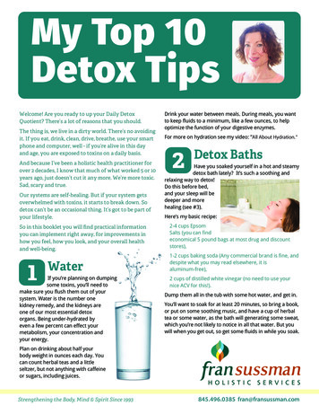 My Top 10 Detox Tips - DrKeesha 