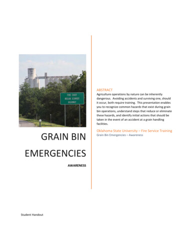 Grain Bin Emergencies Student Handout