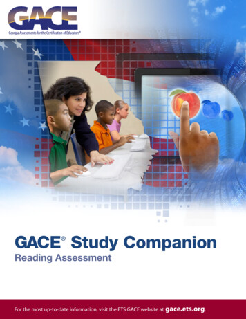 GACE Reading Assessment Study Companion
