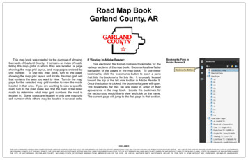 Road Map Book Garland County, AR - Arkansas