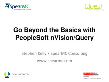 Go Beyond The Basics With PeopleSoft NVision/Query