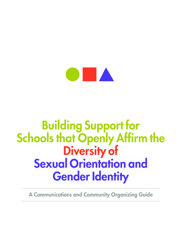 Building Support For Schools That Openly Affirm The .