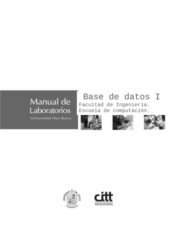 Base De Datos I - UDB