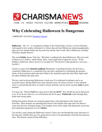 Why Celebrating Halloween Is Dangerous