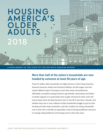 Harvard JCHS Housing America's Older Adults 2018