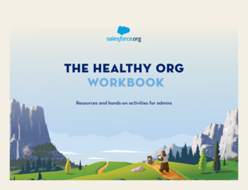 The Healthy Org Workbook