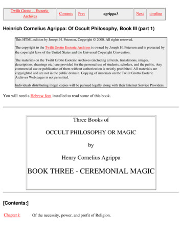 BOOK THREE - CEREMONIAL MAGIC