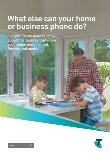 What Else Can Your Home Or Business Phone Do?