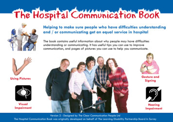 The Hospital Communication Book - Surrey Health Action